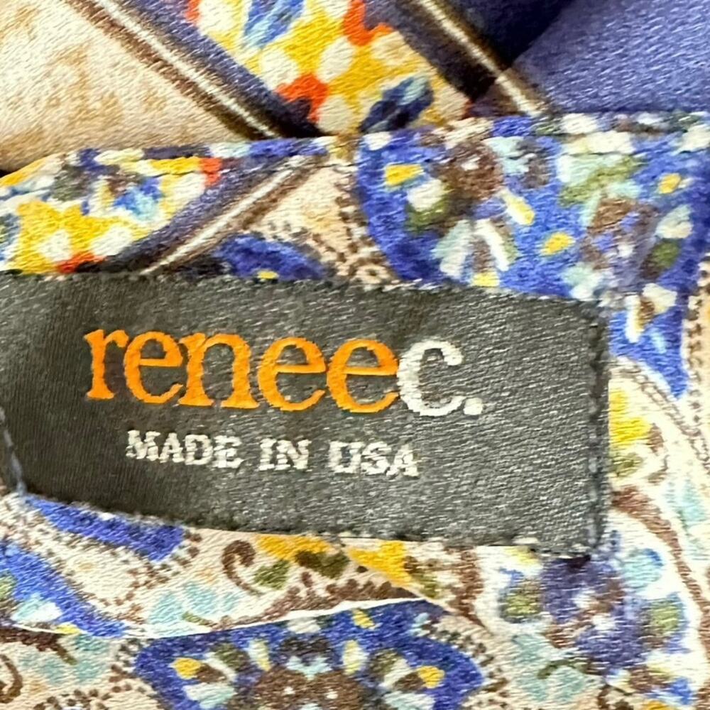Renee strappy boho geometric blouse size L - Picture 4 of 9